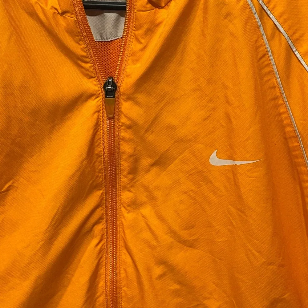 Nike Golf Men's Orange Lightweight Zip‎ Up Jacket Convertible Sleeves Size 2XL